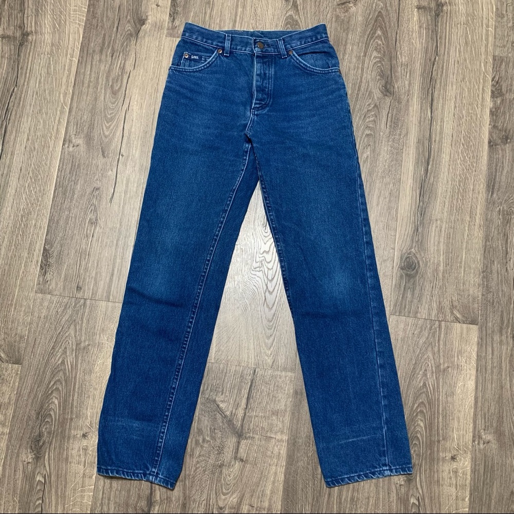 Vintage Lee high rise straight leg jeans